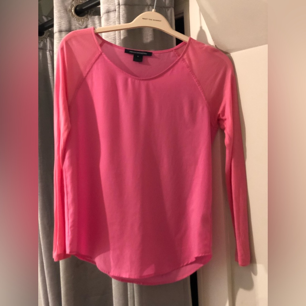 Perfect Pink French Connection Long Sleeve top